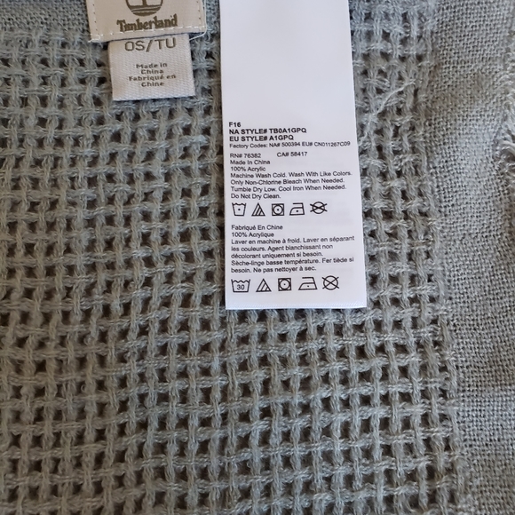 Timberland Sage Green Infinity Scarf - Picture 2 of 5